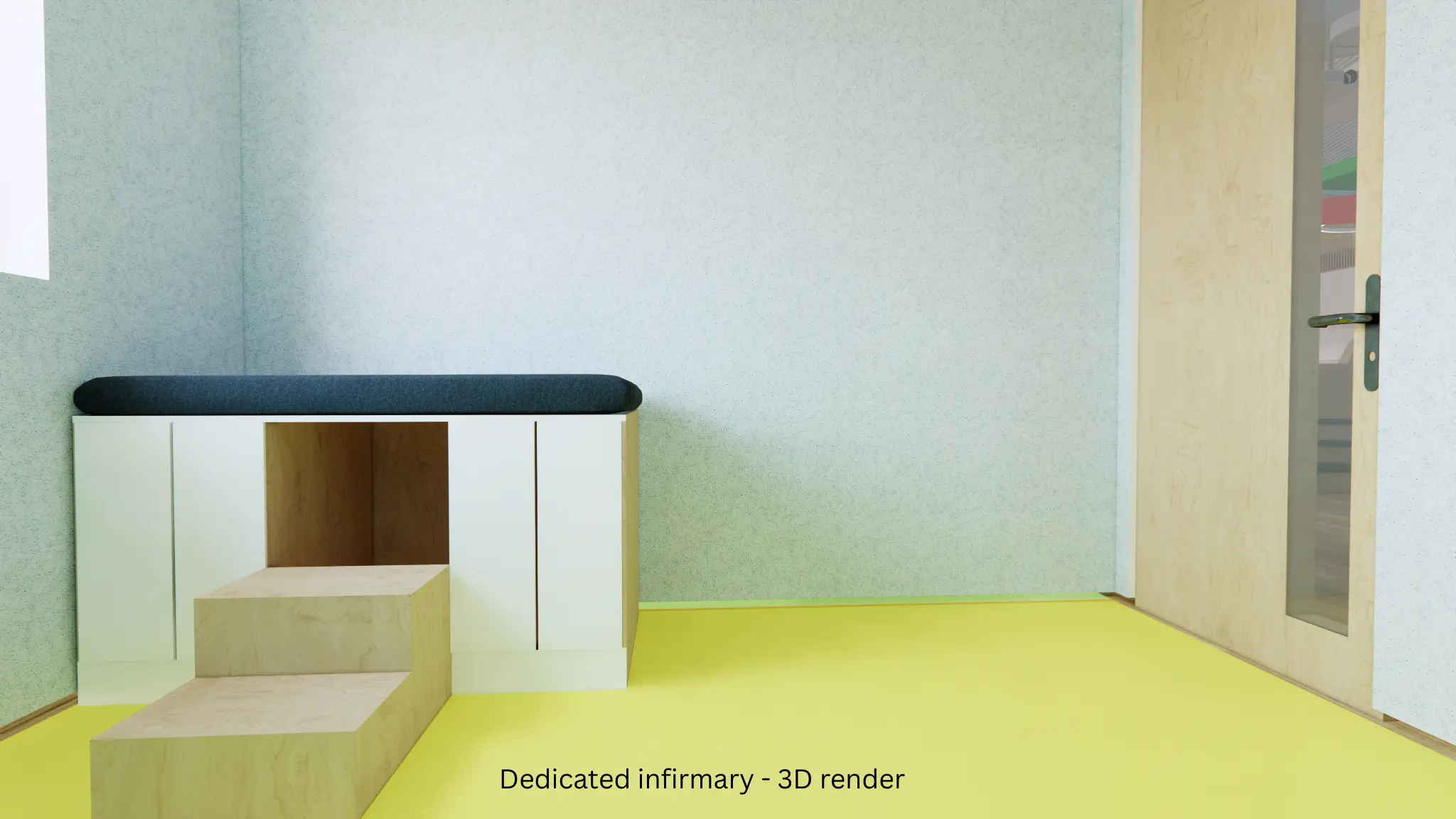 Infirmary at Caterpillar Care Premium Preschool & Daycare at Huskur, Bangalore